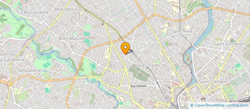 localisation de l'entreprise SCI PIMODAN à NANTES