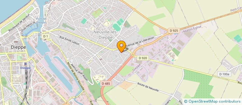 localisation de l'entreprise SCI PIMONT LEMASSON  DIEPPE