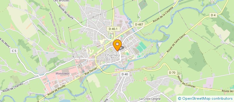 localisation de l'entreprise SCI PIMS INVEST  CHARLIEU