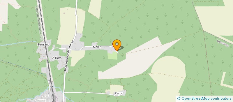 localisation de l'entreprise SCI PIN AUX RAISINS  YCHOUX