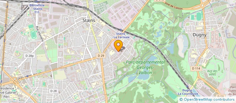 localisation de l'entreprise SCI PINACE à STAINS