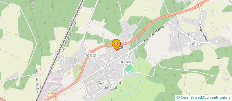 localisation de l'entreprise SCI PINAQUY  SAINT-VINCENT-DE-PAUL