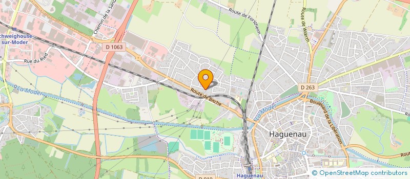 localisation de l'entreprise SCI PINAR  HAGUENAU