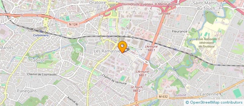 localisation de l'entreprise SCI PINARD à TOULOUSE