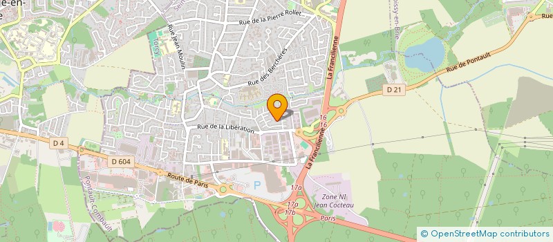 localisation de l'entreprise SCI PINARELLA  PONTAULT-COMBAULT