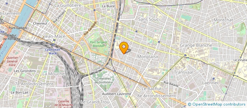 localisation de l'entreprise SCI PINATEL  LYON