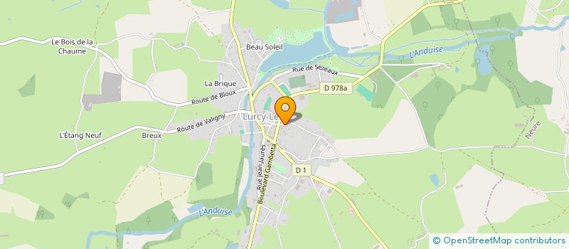 localisation de l'entreprise SCI PINAUCH à LURCY-LEVIS
