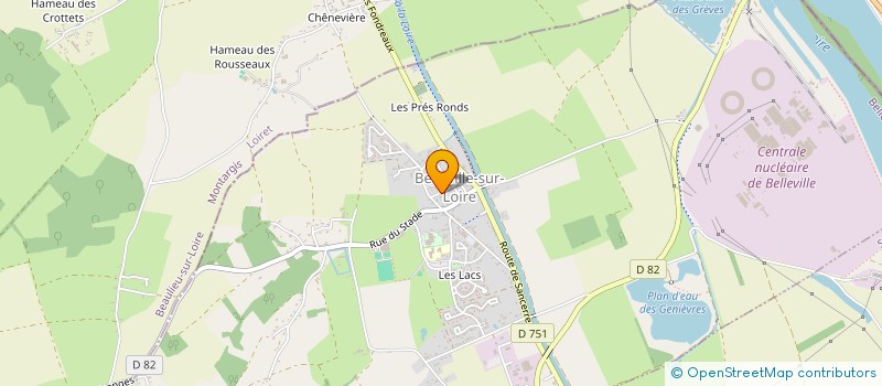 localisation de l'entreprise SCI PINAULT  BELLEVILLE-SUR-LOIRE