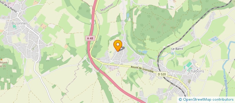 localisation de l'entreprise SCI PINAVESTA  CHABONS