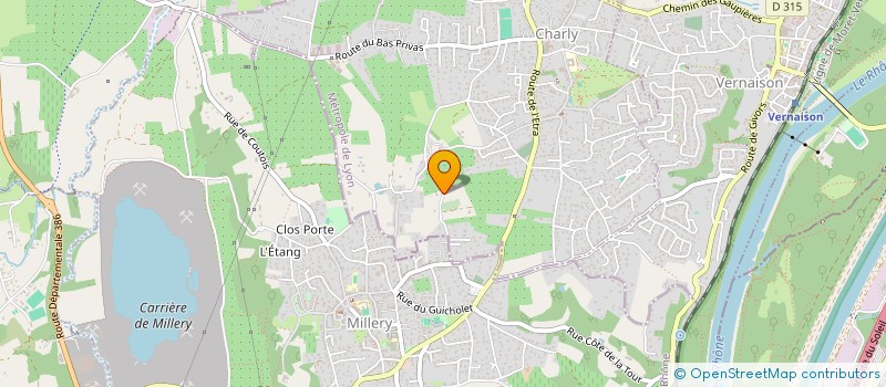 localisation de l'entreprise SCI PINAVOLLE  CHARLY