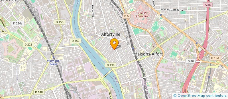 localisation de l'entreprise SCI PINBALL à ALFORTVILLE