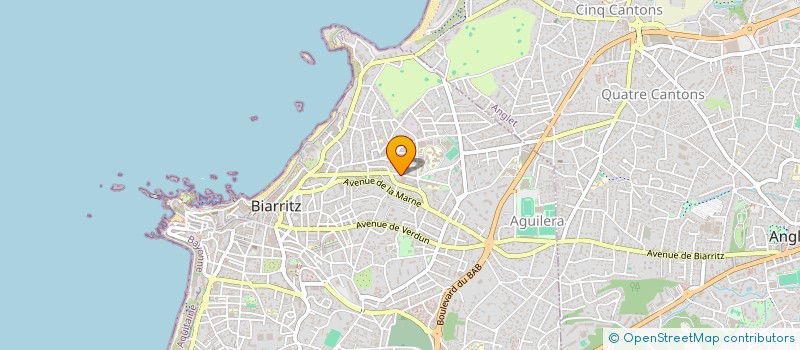 localisation de l'entreprise SCI PINBAT à BIARRITZ