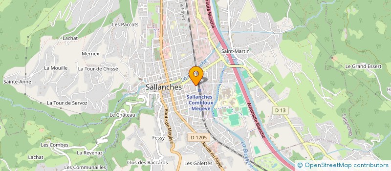 localisation de l'entreprise SCI PINCH à SALLANCHES