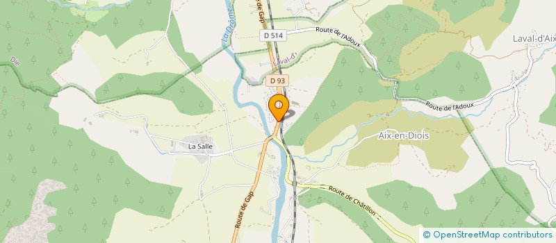 localisation de l'entreprise SCI PINCHE  SOLAURE EN DIOIS