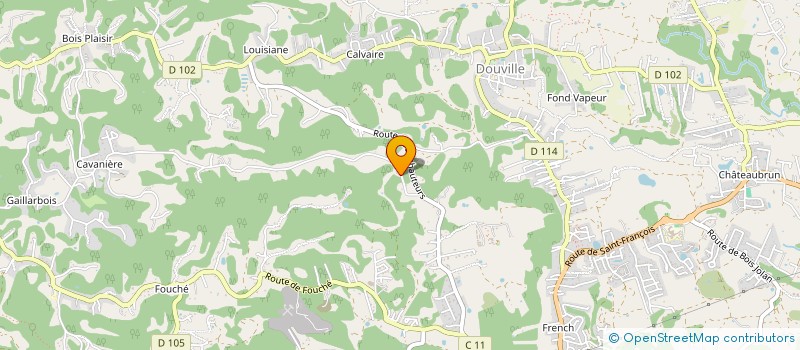 localisation de l'entreprise SCI PINDA  SAINTE-ANNE