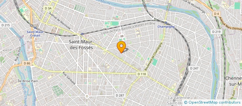 localisation de l'entreprise SCI PINEAU à SAINT-MAUR-DES-FOSSES