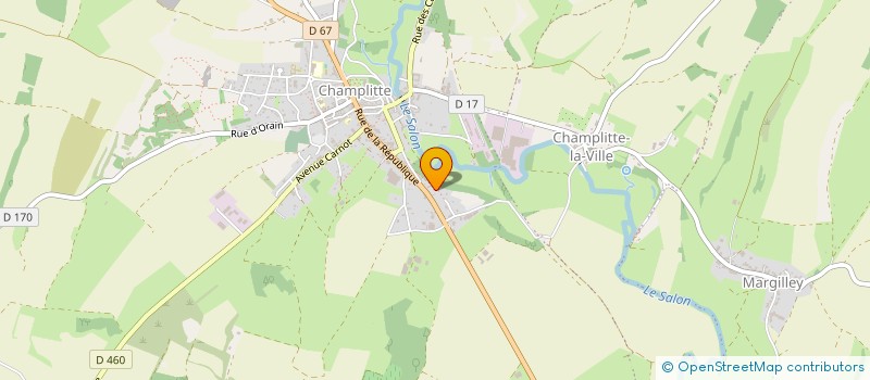 localisation de l'entreprise SCI PINEAU JULIA à CHAMPLITTE