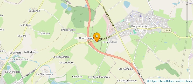 localisation de l'entreprise SCI PINEAUGER  BEGROLLES-EN-MAUGES