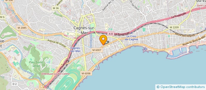 localisation de l'entreprise SCI PINEHAVEN à CAGNES-SUR-MER