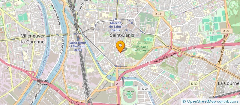 localisation de l'entreprise SCI PINEL à SAINT-DENIS