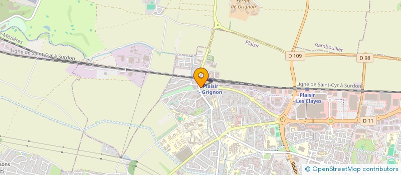 localisation de l'entreprise SCI PINEL  PLAISIR