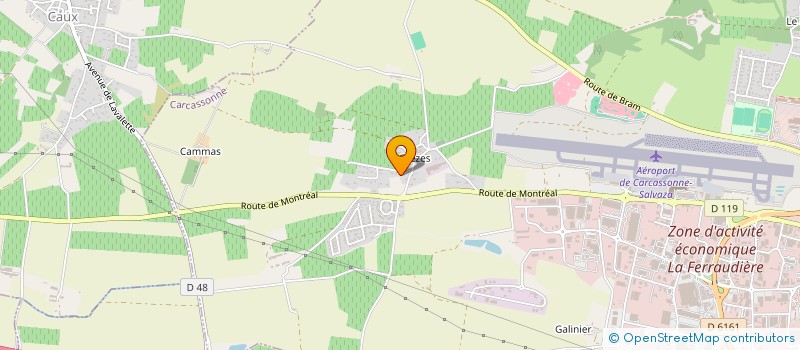 localisation de l'entreprise SCI PINEL à CARCASSONNE