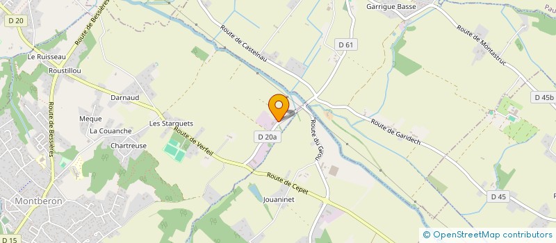 localisation de l'entreprise SCI PINEL  MONTBERON