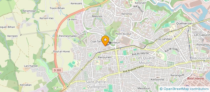 localisation de l'entreprise SCI PINEL FAMILY  BREST