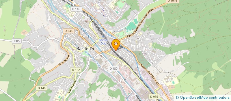 localisation de l'entreprise SCI PINELLE  BAR-LE-DUC