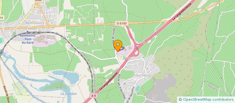 localisation de l'entreprise SCI PINERO  FOURNES