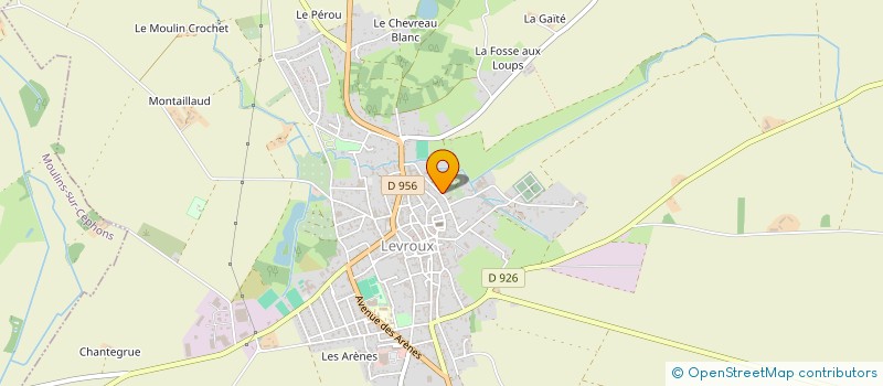 localisation de l'entreprise SCI PINET  LEVROUX