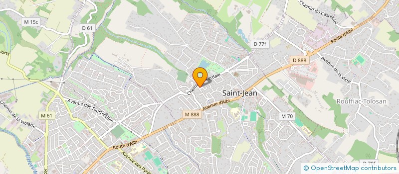 localisation de l'entreprise SCI PINET TOLOSAN à SAINT-JEAN