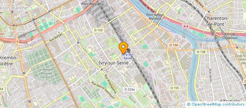 localisation de l'entreprise SCI PING à IVRY-SUR-SEINE