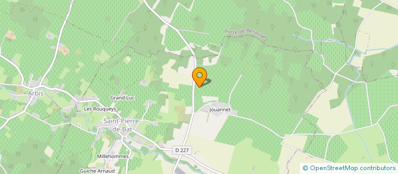 localisation de l'entreprise SCI PINGAUT  SAINT-PIERRE-DE-BAT