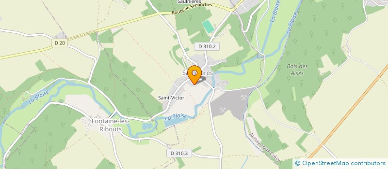 localisation de l'entreprise SCI PINGEOT à SAULNIERES