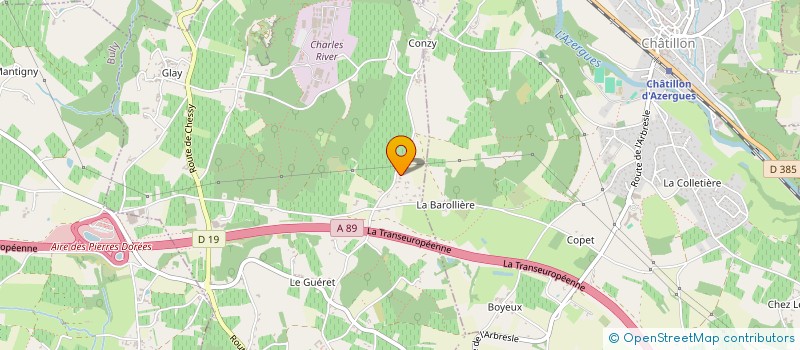 localisation de l'entreprise SCI PINGET SUD  SAINT-GERMAIN-NUELLES