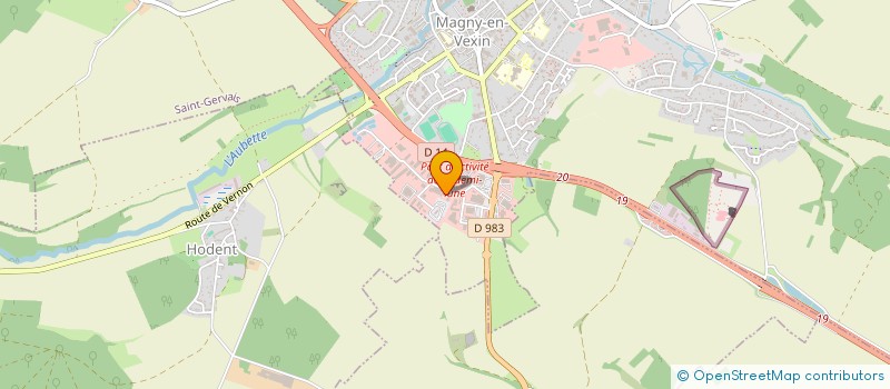 localisation de l'entreprise SCI PINGSIX IMMO INVEST  MAGNY-EN-VEXIN