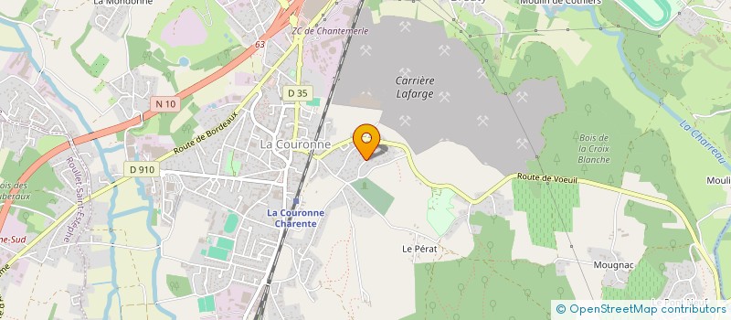 localisation de l'entreprise SCI PINHO-SLAWY à LA COURONNE