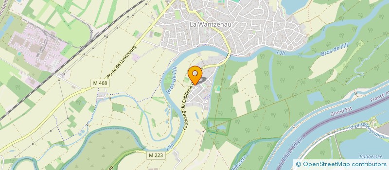 localisation de l'entreprise SCI PINIMACLE  LA WANTZENAU