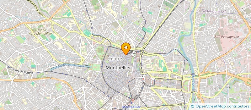 localisation de l'entreprise SCI PINK FLOYD  MONTPELLIER