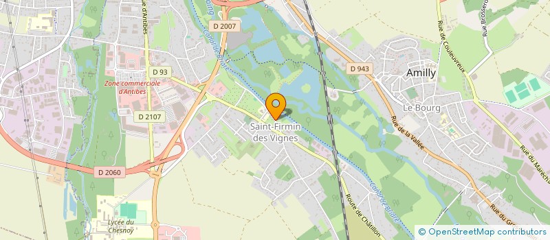 localisation de l'entreprise SCI PINK INVEST à AMILLY