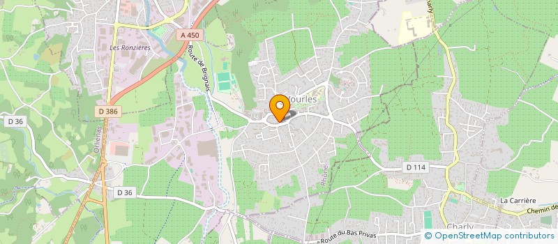 localisation de l'entreprise SCI PINKBOX  VOURLES