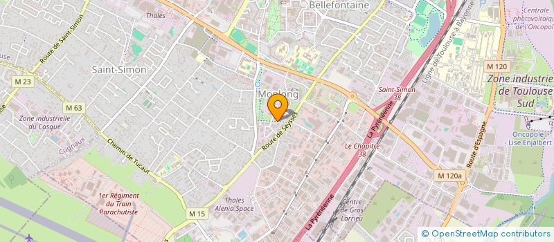 localisation de l'entreprise SCI PINO à TOULOUSE