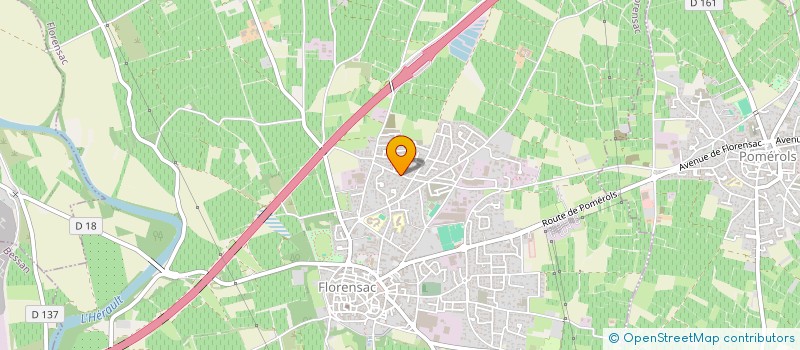 localisation de l'entreprise SCI  PINOL  FLORENSAC