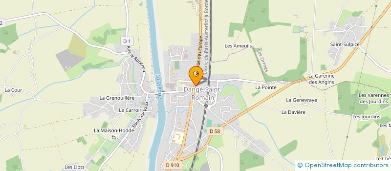 localisation de l'entreprise SCI PINON à DANGE-SAINT-ROMAIN
