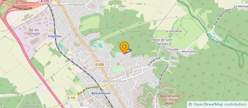 localisation de l'entreprise SCI PINON IMMOBILIER  BESSANCOURT