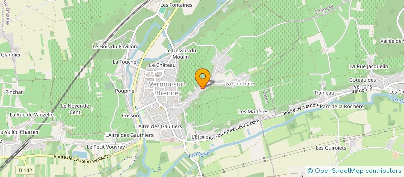 localisation de l'entreprise SCI PINON-PETRUS à VERNOU-SUR-BRENNE