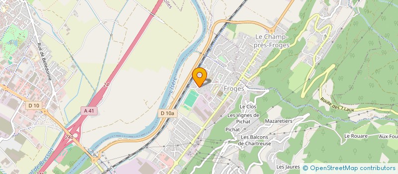 localisation de l'entreprise SCI PINOT BLANC  FROGES