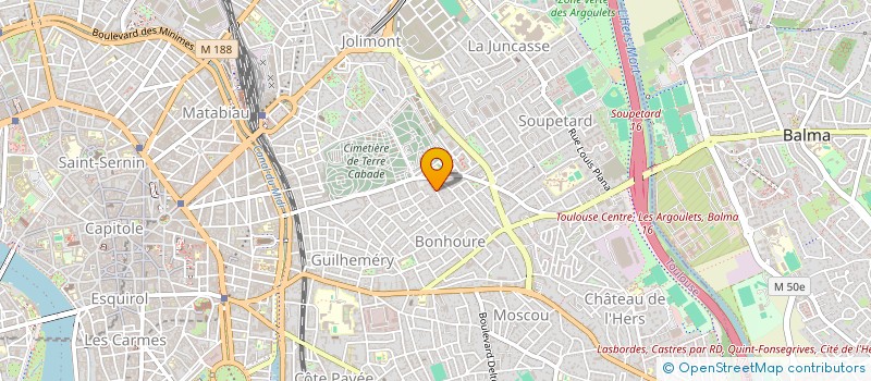localisation de l'entreprise SCI PINOURIKI à TOULOUSE