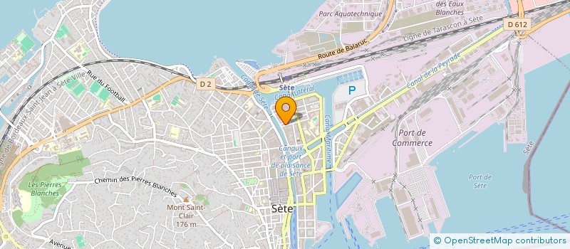 localisation de l'entreprise SCI PINPIN  SETE